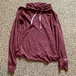 Hollister funnel neck hoodie